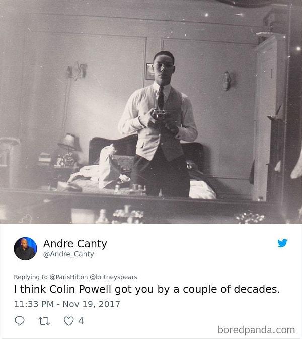 11. "Sanırım Colin Powell bir yirmi yıl kadar ilerinizdeydi."
