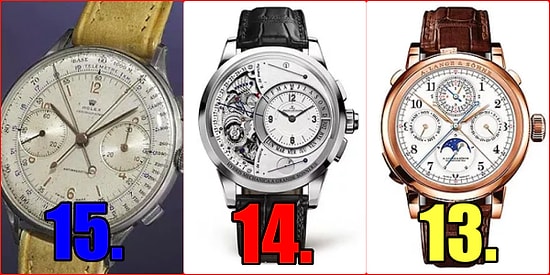 Eşe Dosta Hediye Etmek İçin Servet Ödemeniz Gereken Dünyanın En Pahalı 15 Saati