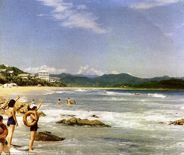 5. Пляж округа Хамхын, сфотографированный в 1990-х.