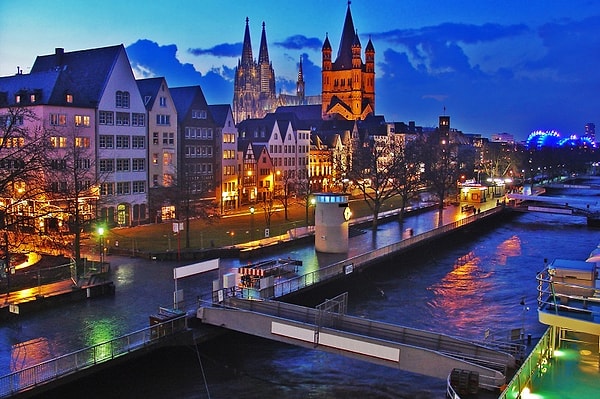 9. Где находится Кёльн?