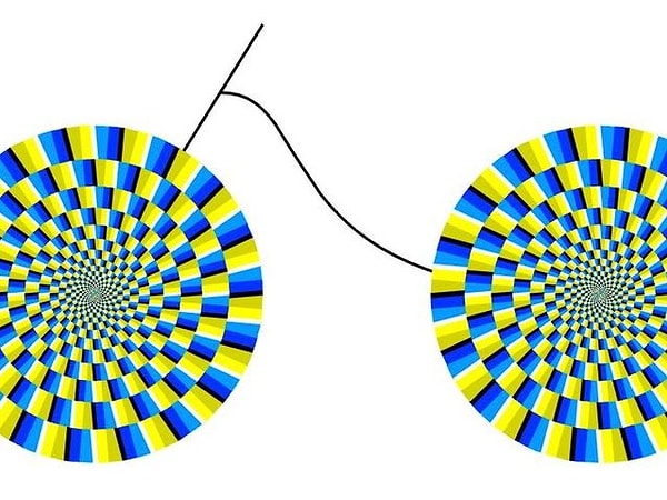 7. И последний вопросик: круги на картинке вращаются?