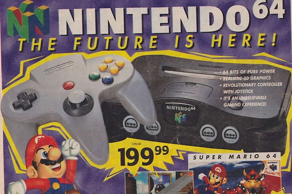 4. Все в восторге от новой консоли от Nintendo и играют в Mario