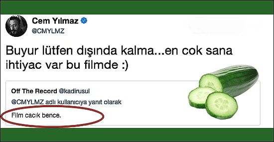 Cem Yılmaz Yine Coştu! ArifV216 İçin "Cacık" Diyen Takipçisine Verdiği Aşırı İnce Cevap Olay Oldu