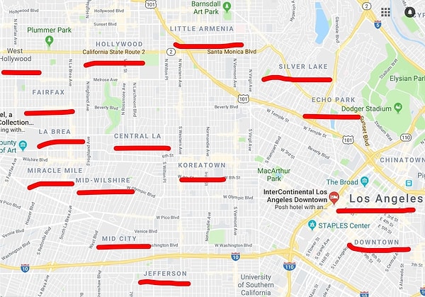 5. Через каждые три километра вы, по сути, попадаете в другой город 🌃