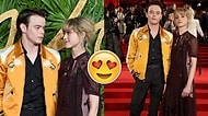 'Stranger Things' Setinde Aşk Var! Charlie Heaton ve Natalia Dyer Kırmızı Halıda Çift Olarak Poz Verdiler!