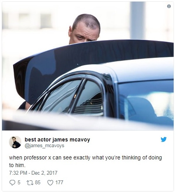 6. Новая суперсила Профессора Икс? Заставлять вас краснеть 😳