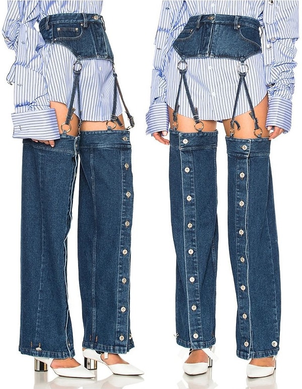 1. Необычные джинсы