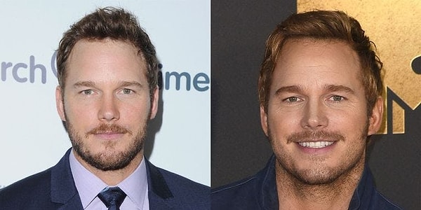 8. Крис Пратт очень увлекается загаром, а затем наносит на своё лицо слишком много бронзера ☀️