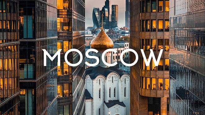 Drone Görüntüleriyle Moskova'nın Muhteşem Güzelliği