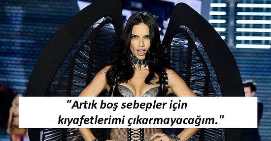 Metin Hara'nın Etkisi mi Oldu? Adriana Lima 'Artık Boş Sebepler İçin Soyunmayacağını' Açıkladı