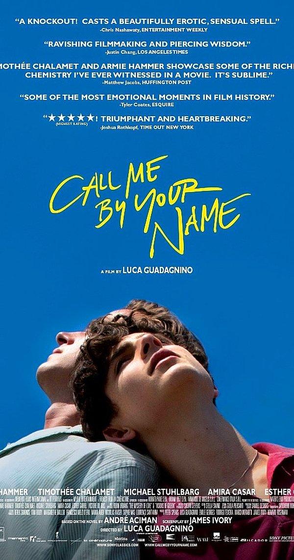6. Call Me By Your Name: Luca Guadagnino