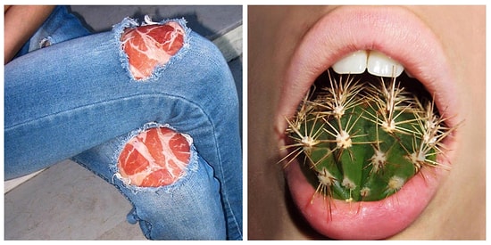 Yeni Neslin Kendisini Fazlasıyla Kaptırdığı Ögeleri İğneleyen Birbirinden Rahatsız  Edici 20 Fotoğraf