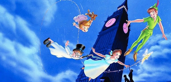 2. Как звали детей, отправившихся c Питером Пэном в Нетландию?