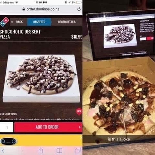 6. Порой даже пицца может разочаровать... 😩🍕