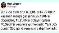 Vergi Uzmanı Ozan Bingöl'den Ülkemizdeki Yüksek Vergilere Dair İçinizi Karartacak Paylaşımlar