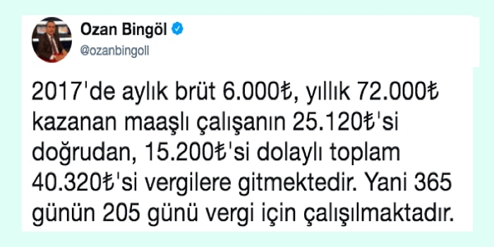 Vergi Uzmanı Ozan Bingöl'den Ülkemizdeki Yüksek Vergilere Dair İçinizi Karartacak Paylaşımlar