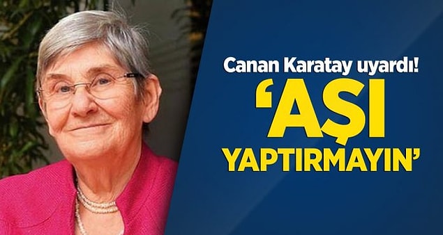 BONUS: Ülkemizde pek çok tartışmaya neden olan Prof. Dr. Canan Karatay, yaptığı son açıklamayla gündeme damgasını vurdu.