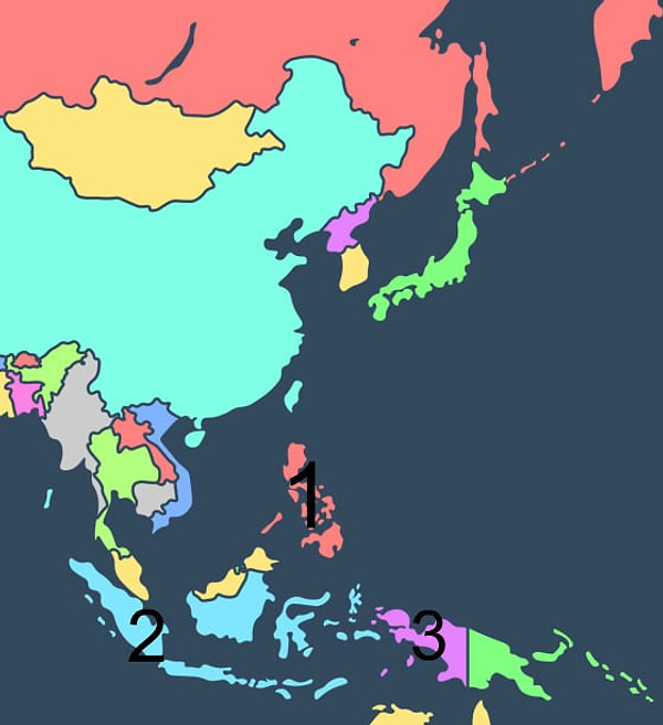 9. Где расположены Филиппины?