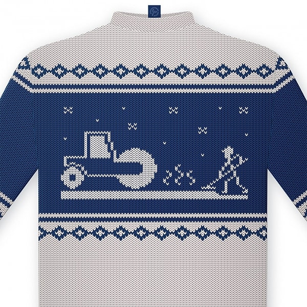 Классика жанра - зимний пейзаж по-русски, укладываем асфальт в снегопад, почему бы и нет? ❄️