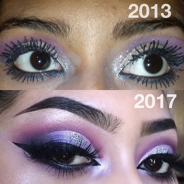 2. «Лапки паука» / стильный мейкап