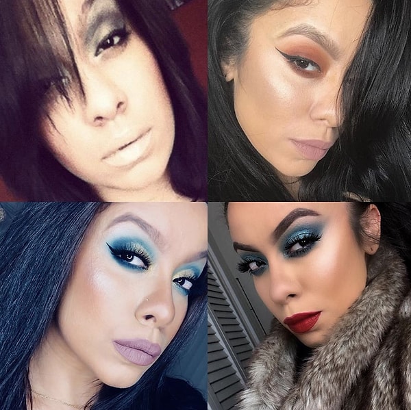 12. Навыки макияжа этой девушки - как хорошее вино 🍷 Улучшаются с годами 👍