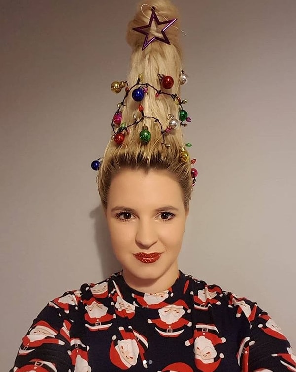 3. Когда дело доходит до Нового года, эта мадам не мелочится