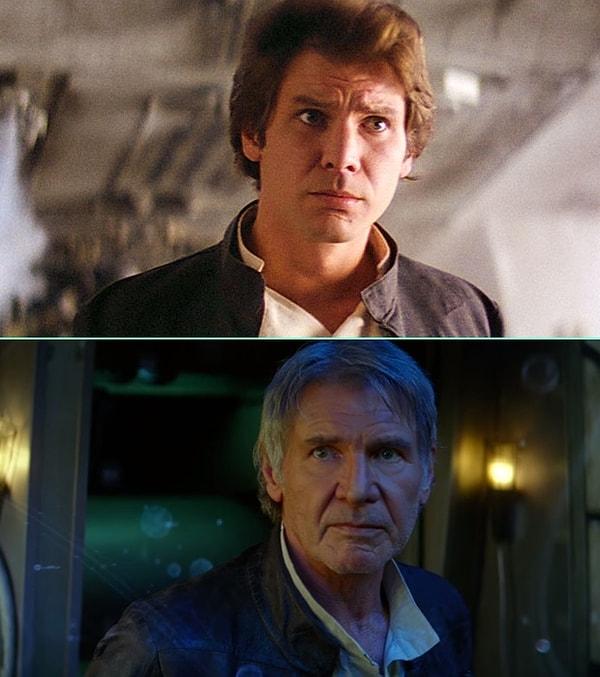 14. Han Solo gibi 38 yıllık bir karaktere The Force Awakens'da kıyılınca inanmak istememiştik ama her şey gerçekti.