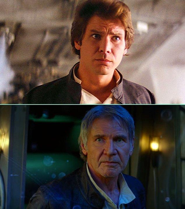 14. Han Solo gibi 38 yıllık bir karaktere The Force Awakens'da kıyılınca inanmak istememiştik ama her şey gerçekti.