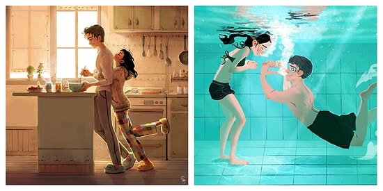 7 душевных иллюстраций о любви, показывающих самые нежные ее стороны