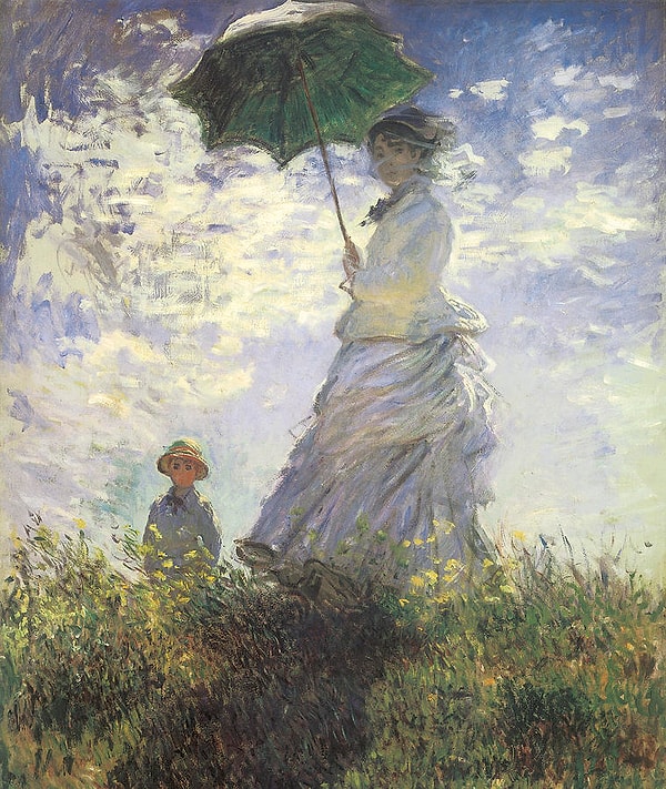 6. Дева: Клод Моне. Прогулка. Дама с зонтиком.