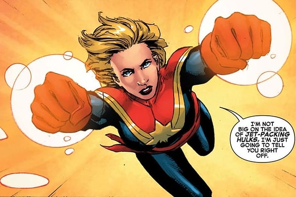 8. Carol Danvers/Captain Marvel