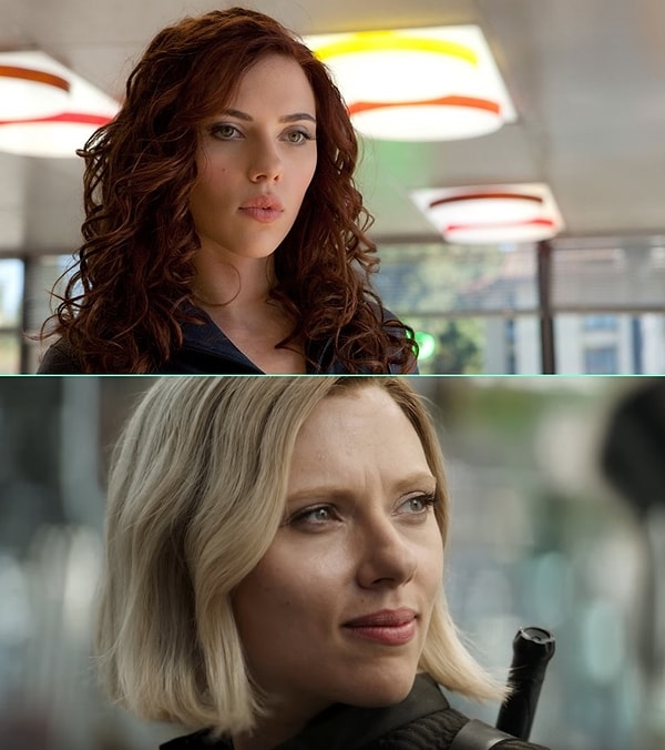 2. Черная Вдова (Наташа Романов) в исполнении Скарлетт Йоханссон