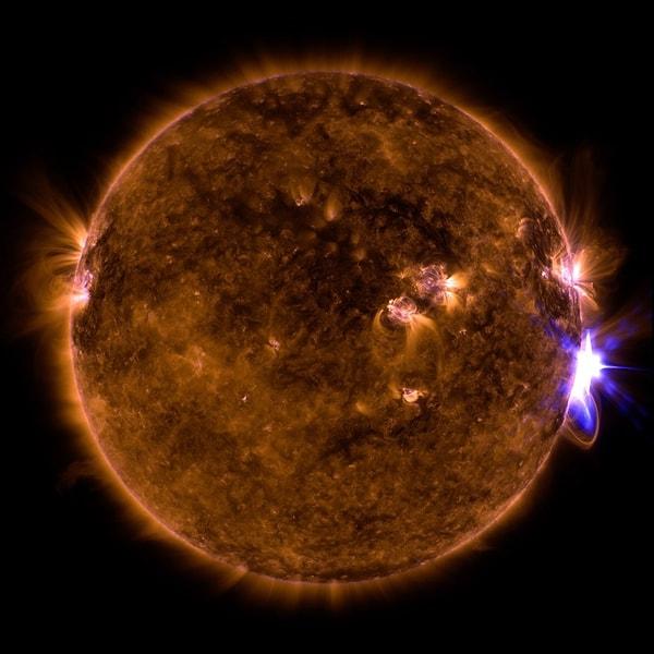 27. NASA'nın Solar Dinamikler Gözlemevi'nden Güneş'e bakış