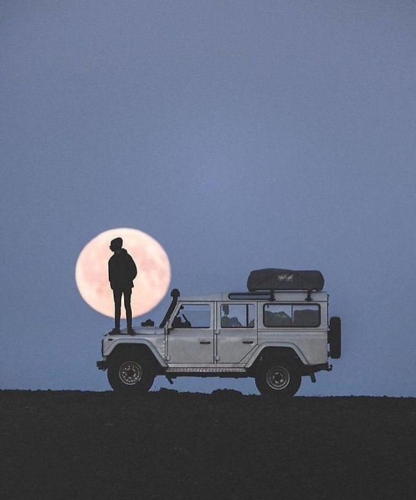 8. Наслаждение луной.