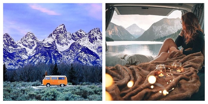 Увидев фотографии из проекта "Project Van Life", вы захотите бросить свою работу и немедленно отправиться путешествовать по миру!