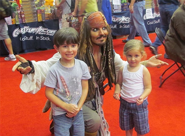 22. Johnny Depp geldi de kamera şakası mı bu?