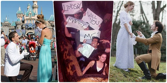 Sizin de Asla Hayır Diyemeyeceğiniz, Birbirinden Romantik ve Sıra Dışı 22 Evlilik Teklifi 😍