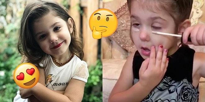 Çektiği Makyaj Videosuyla İzleyen Herkesin Ağzını Açık Bırakan 3 Yaşındaki Makyaj Uzmanı: Liriana