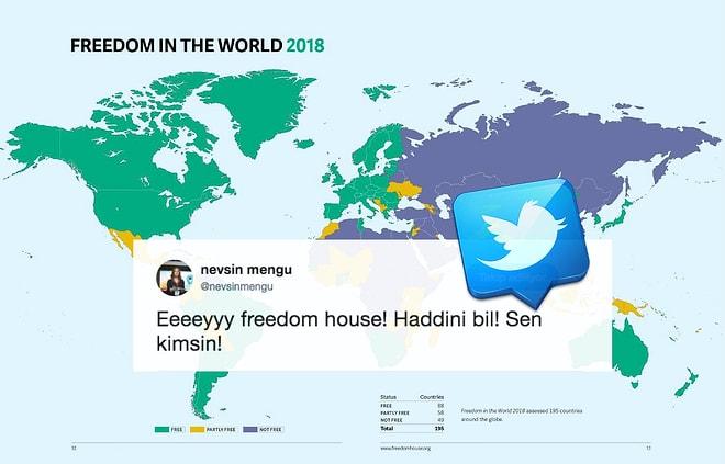 Freedom House Raporu: Türkiye İlk Kez ‘Özgür Olmayan’ Ülkeler Arasında
