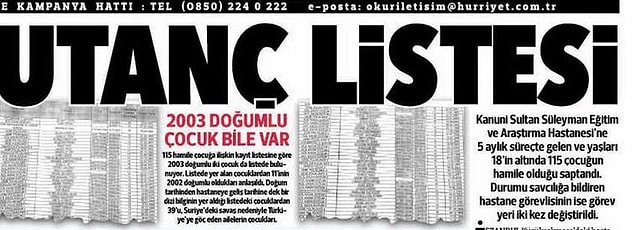 Küçükçekmece Cumhuriyet Başsavcılığı, 115 ‘hamile çocuk’ ile çocuk ile ilgili çifte soruşturma yürütüldüğünü açıkladı.