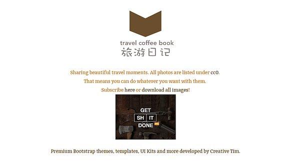 8. Travel Coffee Book