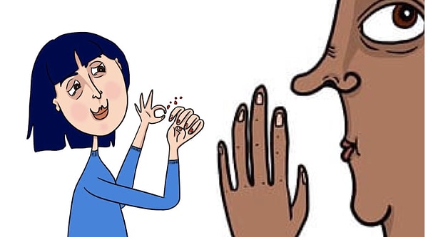 12. Отковыривать лак с ногтей 💅