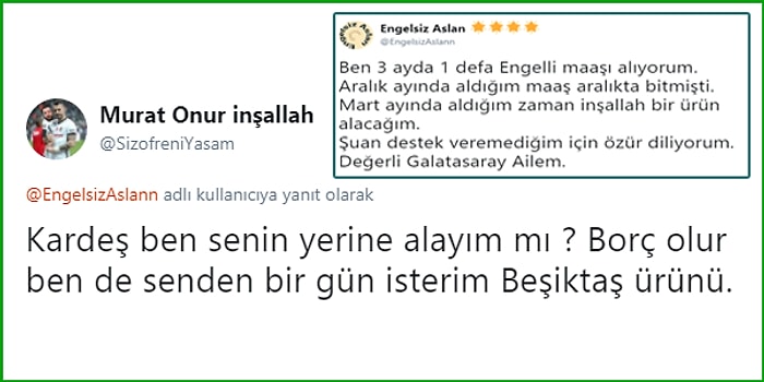 Güzel Şeyler de Oluyor! Beşiktaşlı Bir Taraftarın Şu Aralar Parası Olmayan Galatasaraylı Taraftara Jesti