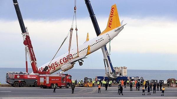 Uçağın yaptığı kaza sonrası hazırlanan raporda da tekrar uçamayacağı belirtilmişti.