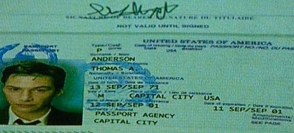 Did Matrix see 9.11 happening? Check out the passport details here!