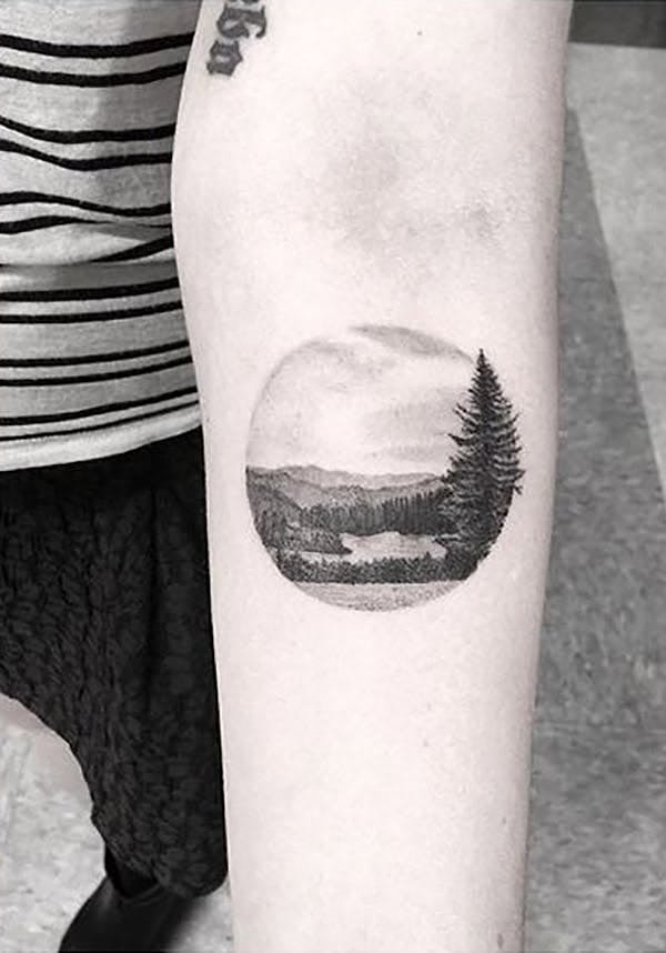 4. Рак — спокойный горный пейзаж