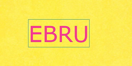 Ebru/Ahmet