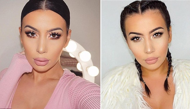 Instagram'da her 10 fotoğraftan biri neredeyse ona benzeyen kadınlardan oluşuyor.