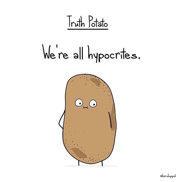 33. Откровенная картошка: «Мы все лицемеры» ☺️