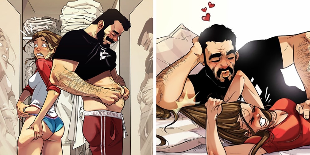 İlham Kaynağı; Karısı! Bir Erkeğin Gözünden Evliliği Anlatan 15 Aşk Dolu İllüstrasyon